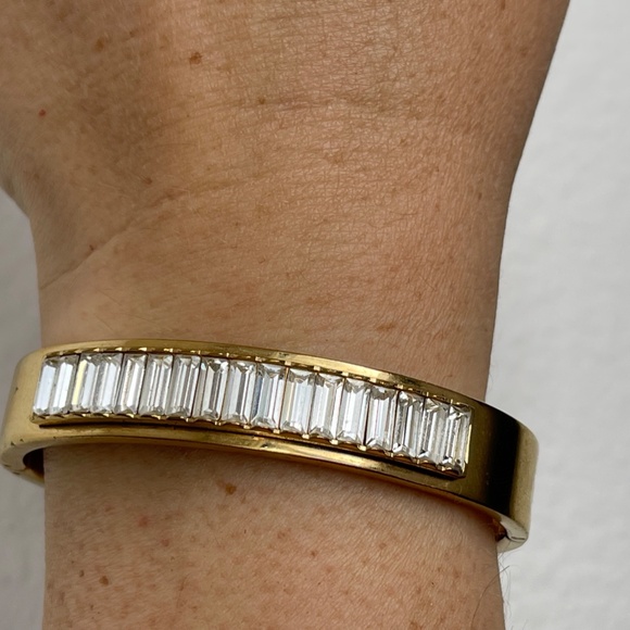 Michael Kors Black Friday clear rhinestone  Bangle Bracelet - Picture 13 of 16
